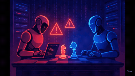 ChessPiece - AI vs AI Cyber Security Battle Animation
